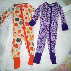 Little sleepies bundle 3/6 months.